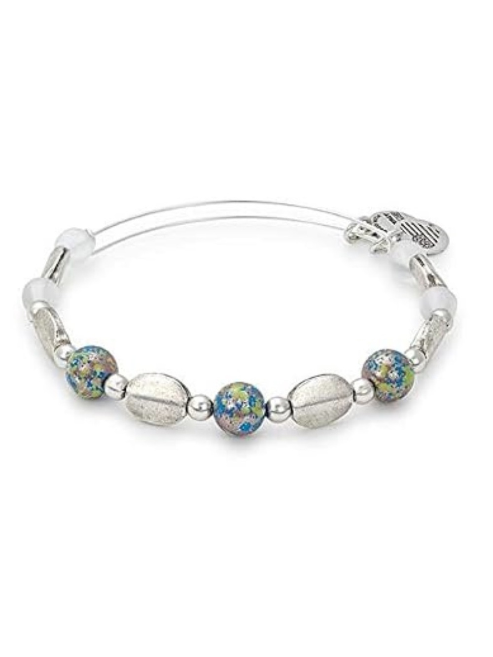 Alex and Ani Cosmo Beaded Bangle - Silver